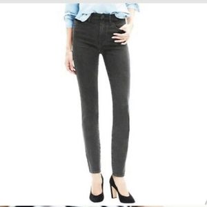 Madewell Skinny Skinny faded black 9" high rise